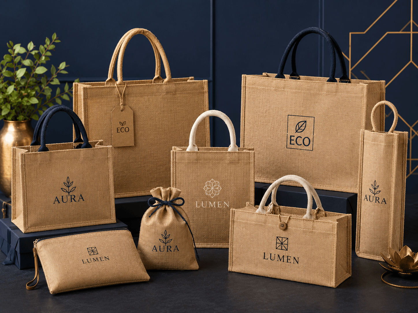 Custom Jute Bags Showcase