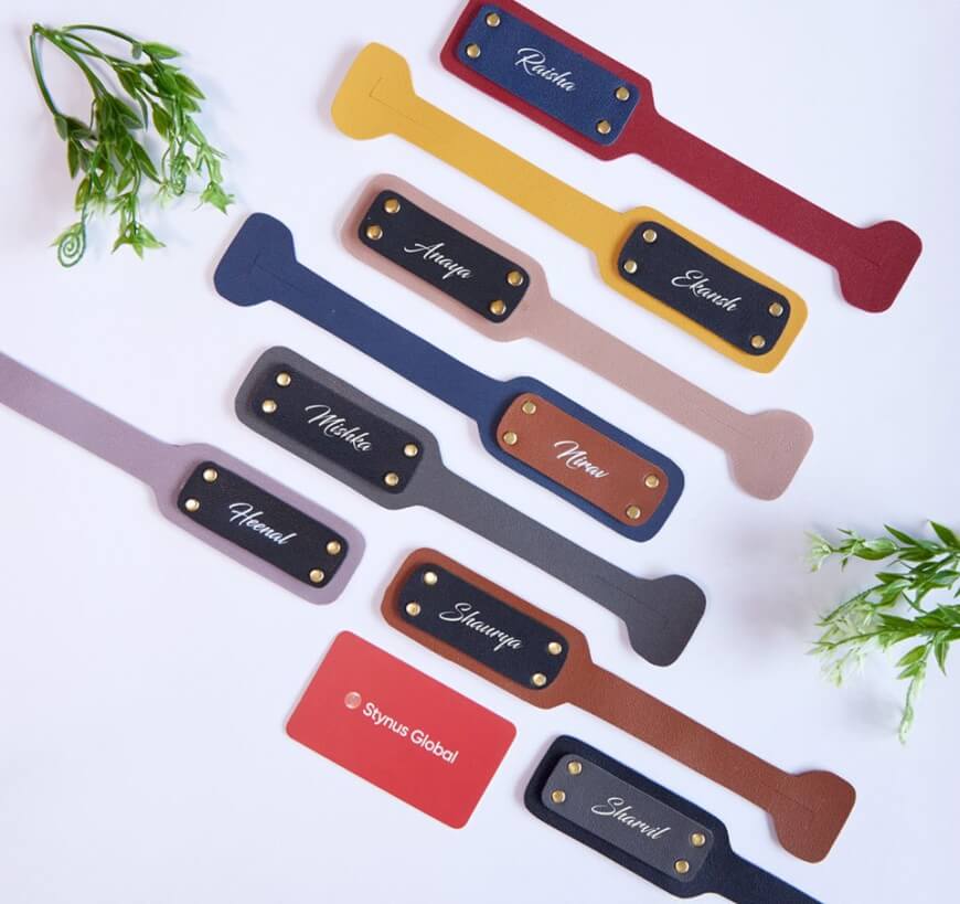 Personalised Name Luggage Straps