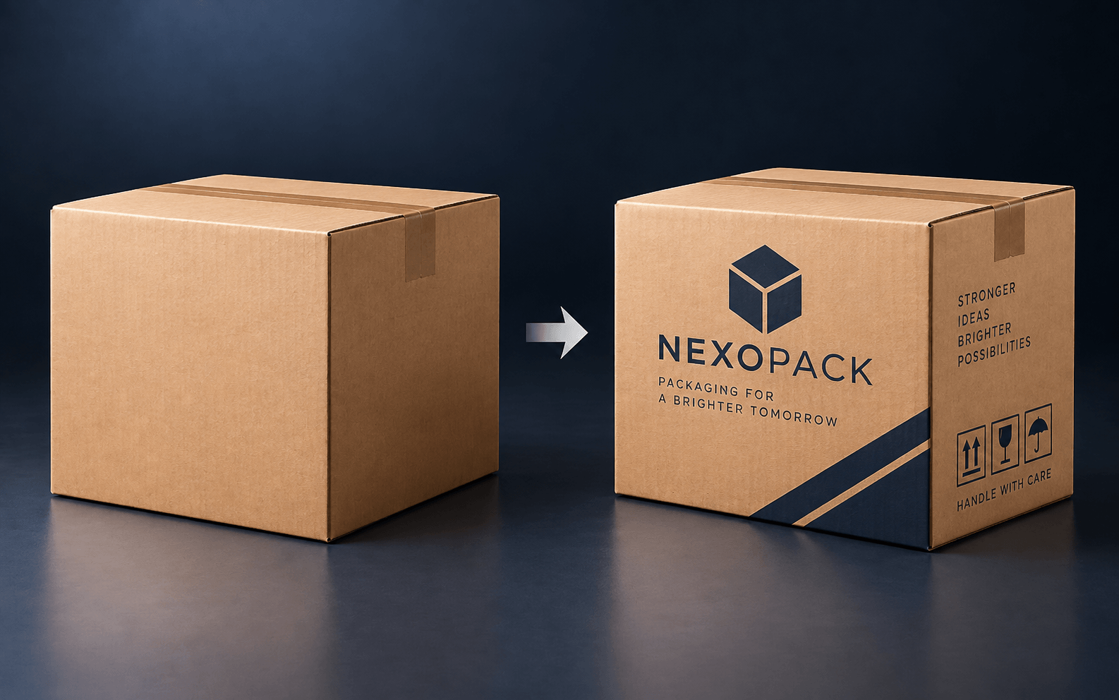 Plain Packaging transitioning to Custom Printed and Branded Packaging