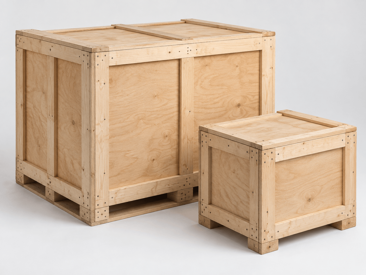 Wooden Shipping Crates & Enclosed Cases Showcase