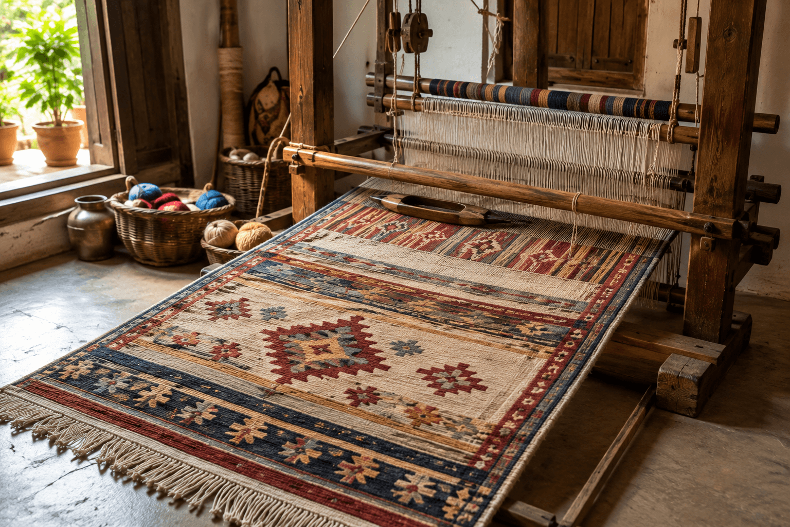 Premium detailed rug showing high quality weave