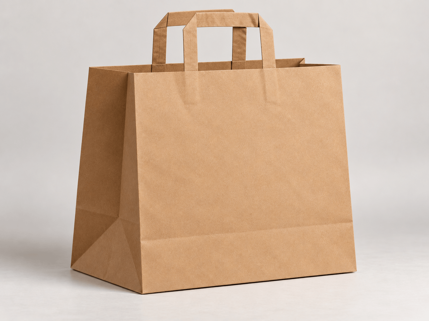 Flat Handle Paper Bags